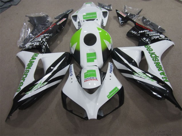 Carenado Moto CBR 1000 RR 06-07 - Blanco Verde Hannspree Carenado Moto CBR 1000 RR 06-07 - Blanco Verde Hannspree