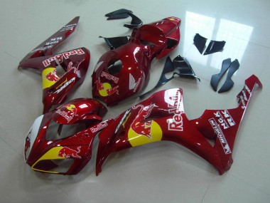 Carenado Moto CBR 1000 RR 06-07 - Caramelo Rojo Red Bull