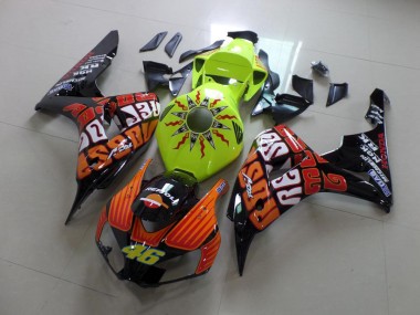 Carenado Moto CBR 1000 RR 06-07 - Fluro Rossi