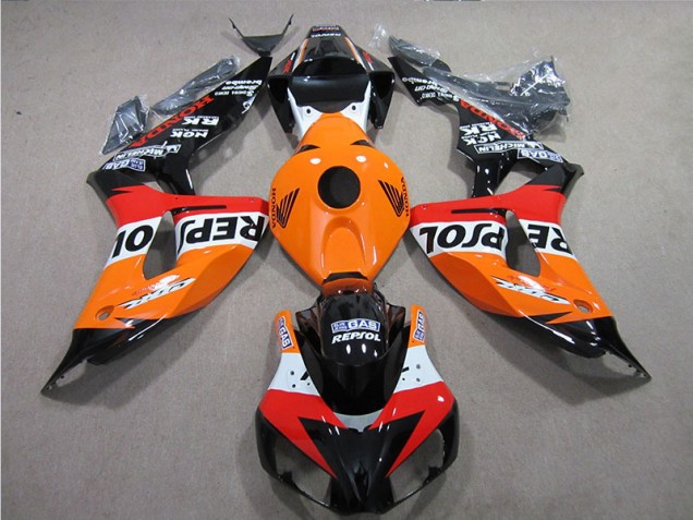 Carenado Moto CBR 1000 RR 06-07 - Naranja Repsol