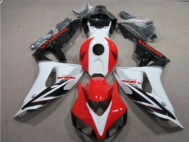 Carenado Moto CBR 1000 RR 06-07 - Negro Blanco Rojo Fireblade