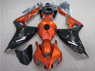 Carenado Moto CBR 1000 RR 06-07 - Negro Naranja