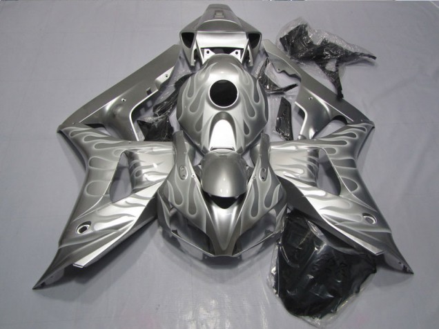 Carenado Moto CBR 1000 RR 06-07 - Plata Llama