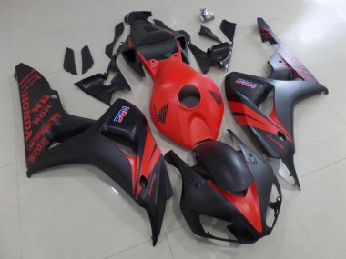 Carenado Moto CBR 1000 RR 06-07 - Rojo & Negro Mate