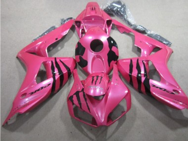 Carenado Moto CBR 1000 RR 06-07 - Rosa Negro Monster