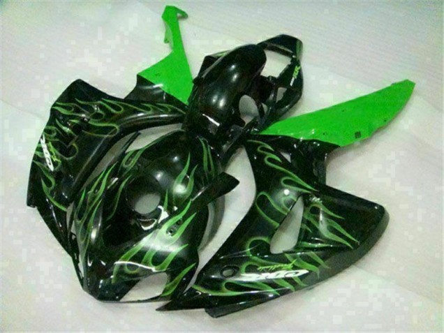 Carenado Moto CBR 1000 RR 06-07 - Verde Llama Negro Carenado Moto CBR 1000 RR 06-07 - Verde Llama Negro
