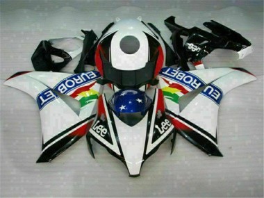 Carenado Moto CBR 1000 RR 08-11 - Blanco Azul Rojo Eurobet Lee