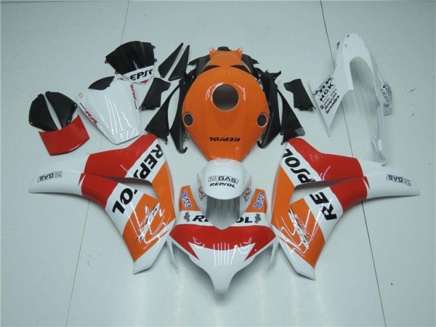 Carenado Moto CBR 1000 RR 08-11 - Naranja Blanco Rojo Repsol