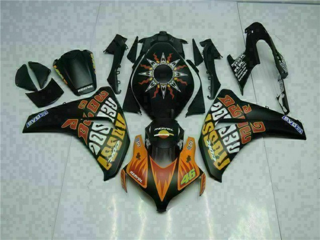 Carenado Moto CBR 1000 RR 08-11 - Naranja Negro