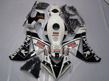 Carenado Moto CBR 1000 RR 08-11 - Negro Blanco Denso Playboy