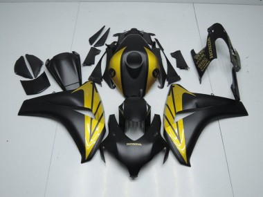 Carenado Moto CBR 1000 RR 08-11 - Negro Mate & Oro