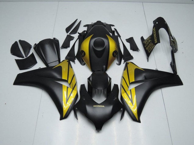 Carenado Moto CBR 1000 RR 08-11 - Negro Mate & Oro