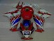 Carenado Moto CBR 1000 RR 12-16 - Rojo Blanco Azul 23