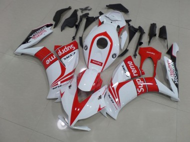 Carenado Moto CBR 1000 RR 12-16 - Rojo & Blanco Supreme