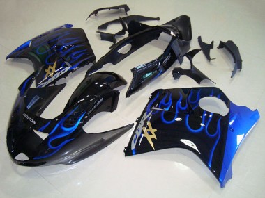 Carenado Moto CBR 1100 XX Blackbird 96-07 - Llama azul negra