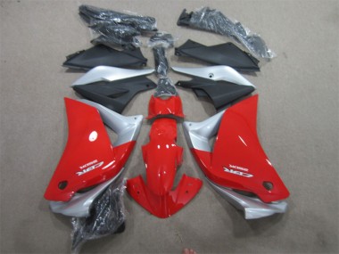 Carenado Moto CBR 125 R 11-13 - Rojo Plata Negro