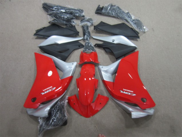 Carenado Moto CBR 125 R 11-13 - Rojo Plata Negro