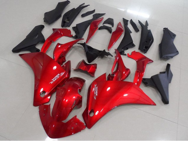 Carenado Moto CBR 250 RR 11-13 - Rojo Negro Mate Carenado Moto CBR 250 RR 11-13 - Rojo Negro Mate