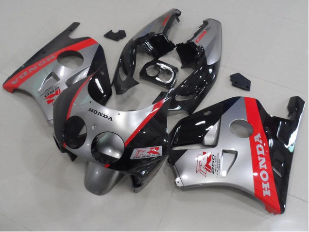 Carenado Moto CBR 250 RR MC22 91-98 - Plata Negro Rojo Carenado Moto CBR 250 RR MC22 91-98 - Plata Negro Rojo