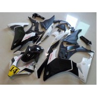 Carenado Moto CBR 500 RR 13-15 - Negro Blanco Denso Rizoma 14