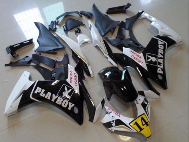 Carenado Moto CBR 500 RR 13-15 - Negro Playboy 14