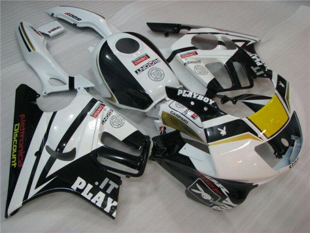 Carenado Moto CBR 600 F3 95-98 - Blanco Negro Playboy