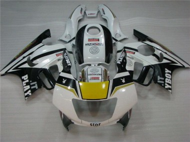 Carenado Moto CBR 600 F3 95-98 - Blanco Negro Playboy