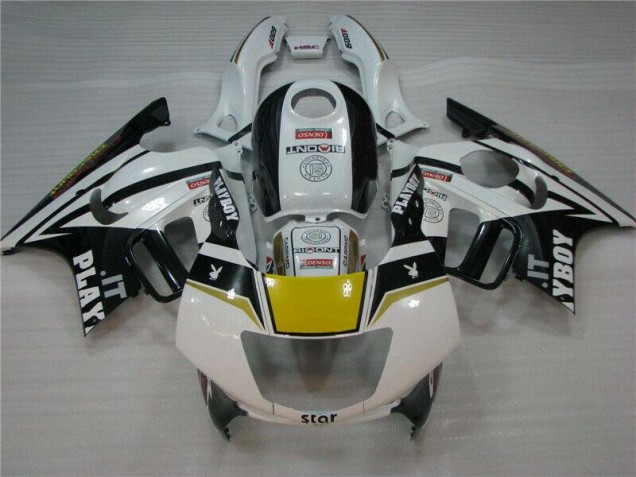 Carenado Moto CBR 600 F3 95-98 - Blanco Negro Playboy
