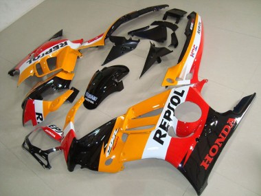 Carenado Moto CBR 600 F3 95-98 - Naranja Negro Repsol