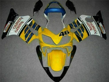 Carenado Moto CBR 600 F4i 01-03 - Amarillo Blanco