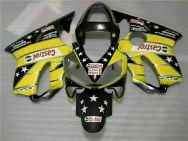 Carenado Moto CBR 600 F4i 01-03 - Amarillo Negro Castrol Cycle World