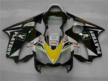 Carenado Moto CBR 600 F4i 01-03 - Amarillo Plata Negro Playboy