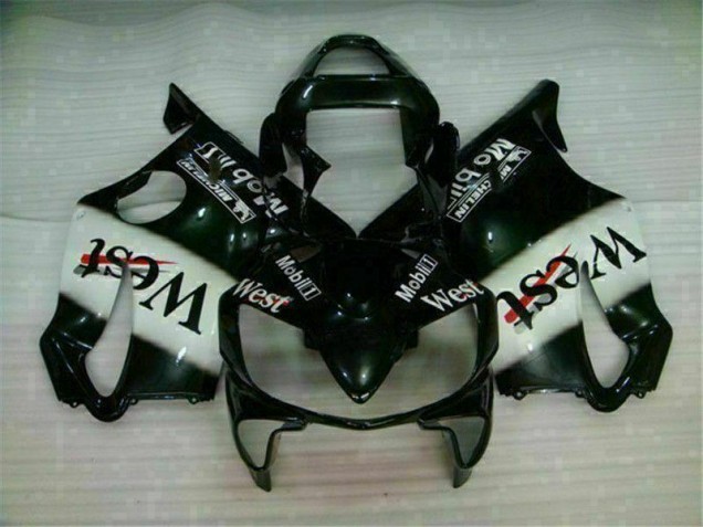Carenado Moto CBR 600 F4i 01-03 - Blanco Negro West Carenado Moto CBR 600 F4i 01-03 - Blanco Negro West