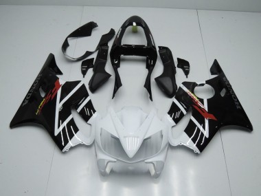 Carenado Moto CBR 600 F4i 01-03 - Negro Blanco