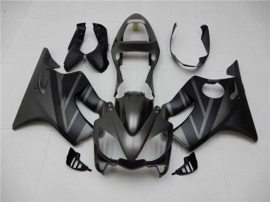 Carenado Moto CBR 600 F4i 01-03 - Negro Mate Gris