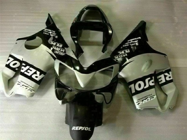 Carenado Moto CBR 600 F4i 01-03 - Negro Plata Repsol