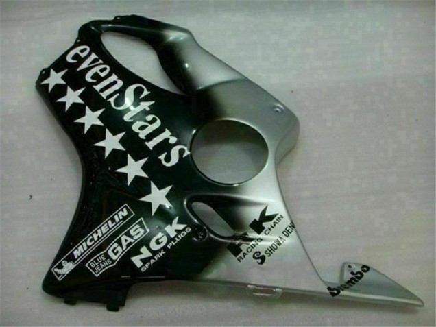 Carenado Moto CBR 600 F4i 01-03 - Negro Plata SevenStarss Carenado Moto CBR 600 F4i 01-03 - Negro Plata SevenStarss