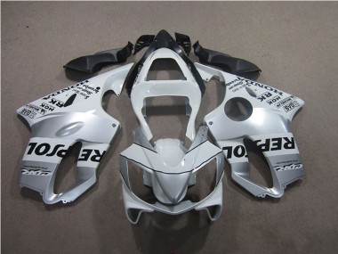 Carenado Moto CBR 600 F4i 01-03 - Plata Repsol