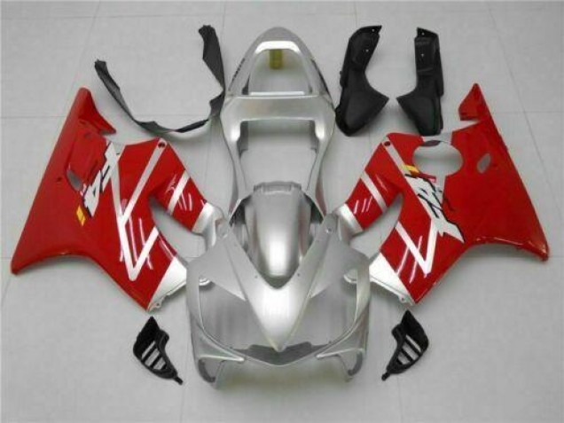 Carenado Moto CBR 600 F4i 01-03 - Plata Rojo