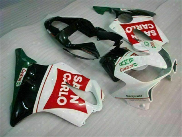 Carenado Moto CBR 600 F4i 01-03 - Rojo Blanco Negro San Carlo