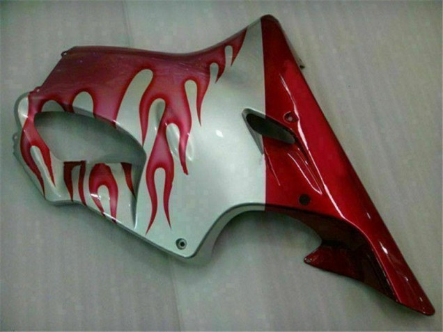 Carenado Moto CBR 600 F4i 01-03 - Rojo Llama Plata