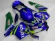Carenado Moto CBR 600 RR 03-04 - Azul Verde Movistar Castrol