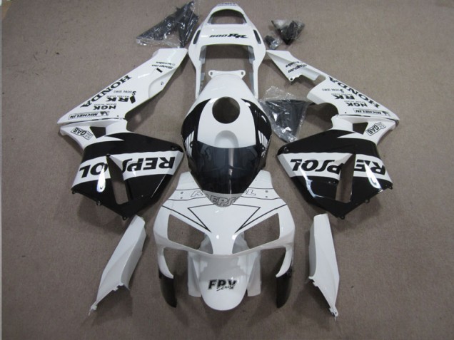 Carenado Moto CBR 600 RR 03-04 - Blanco Negro Repsol Carenado Moto CBR 600 RR 03-04 - Blanco Negro Repsol