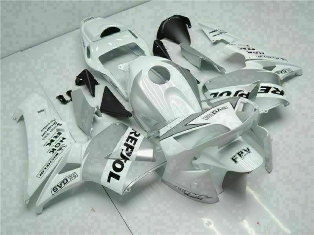 Carenado Moto CBR 600 RR 03-04 - Blanco Plata Repsol Carenado Moto CBR 600 RR 03-04 - Blanco Plata Repsol