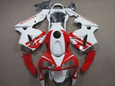 Carenado Moto CBR 600 RR 03-04 - Blanco Rojo