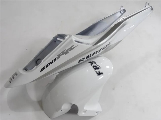 Carenado Moto CBR 600 RR 03-04 - Plata Blanco Negro Repsol