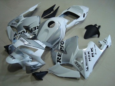 Carenado Moto CBR 600 RR 03-04 - Repsol Blanco Plata