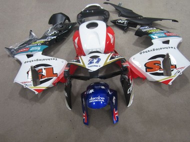 Carenado Moto CBR 600 RR 05-06 - Blanco Azul 27