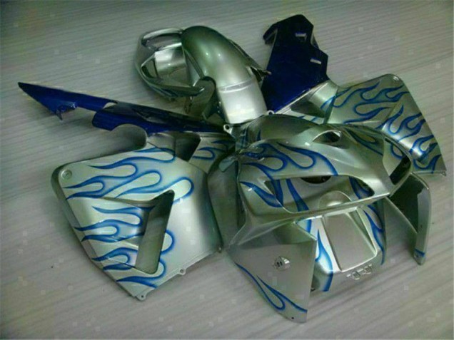 Carenado Moto CBR 600 RR 05-06 - Blanco Azul Llama