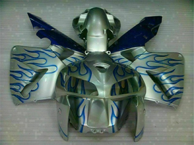 Carenado Moto CBR 600 RR 05-06 - Blanco Azul Llama